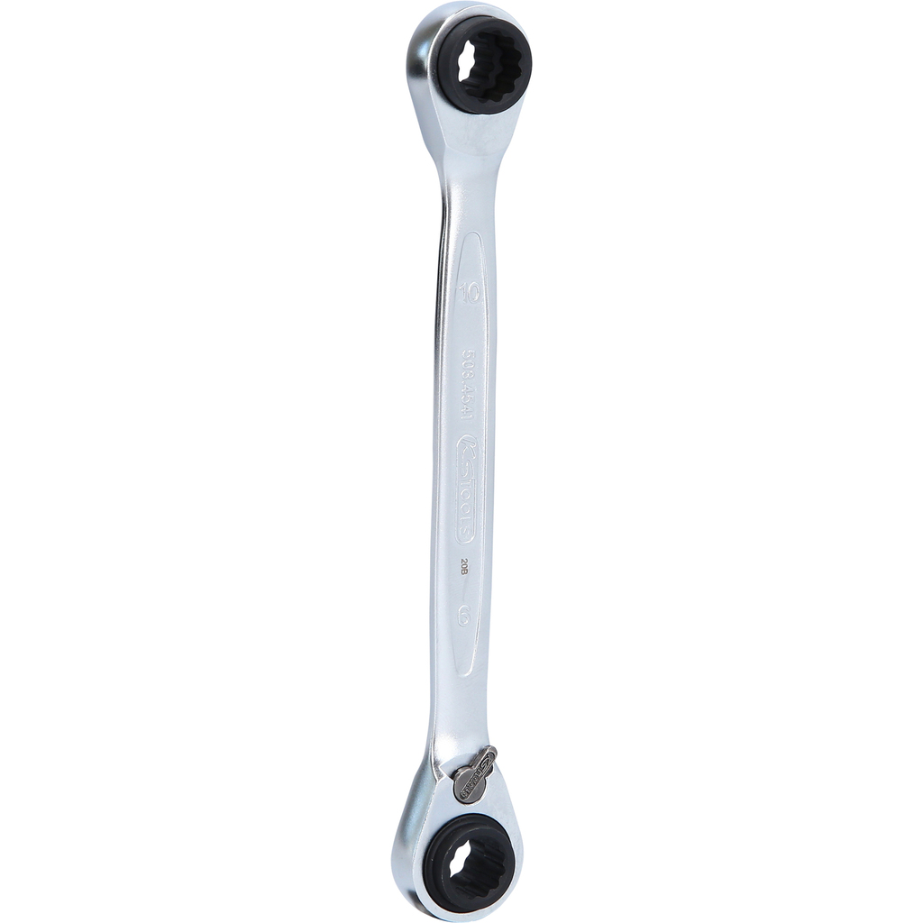 503.4565 - 4 in 1 Doppel-Ratschenringschlüssel GEARplus®, umschaltbar, 10x13/17x19 mm