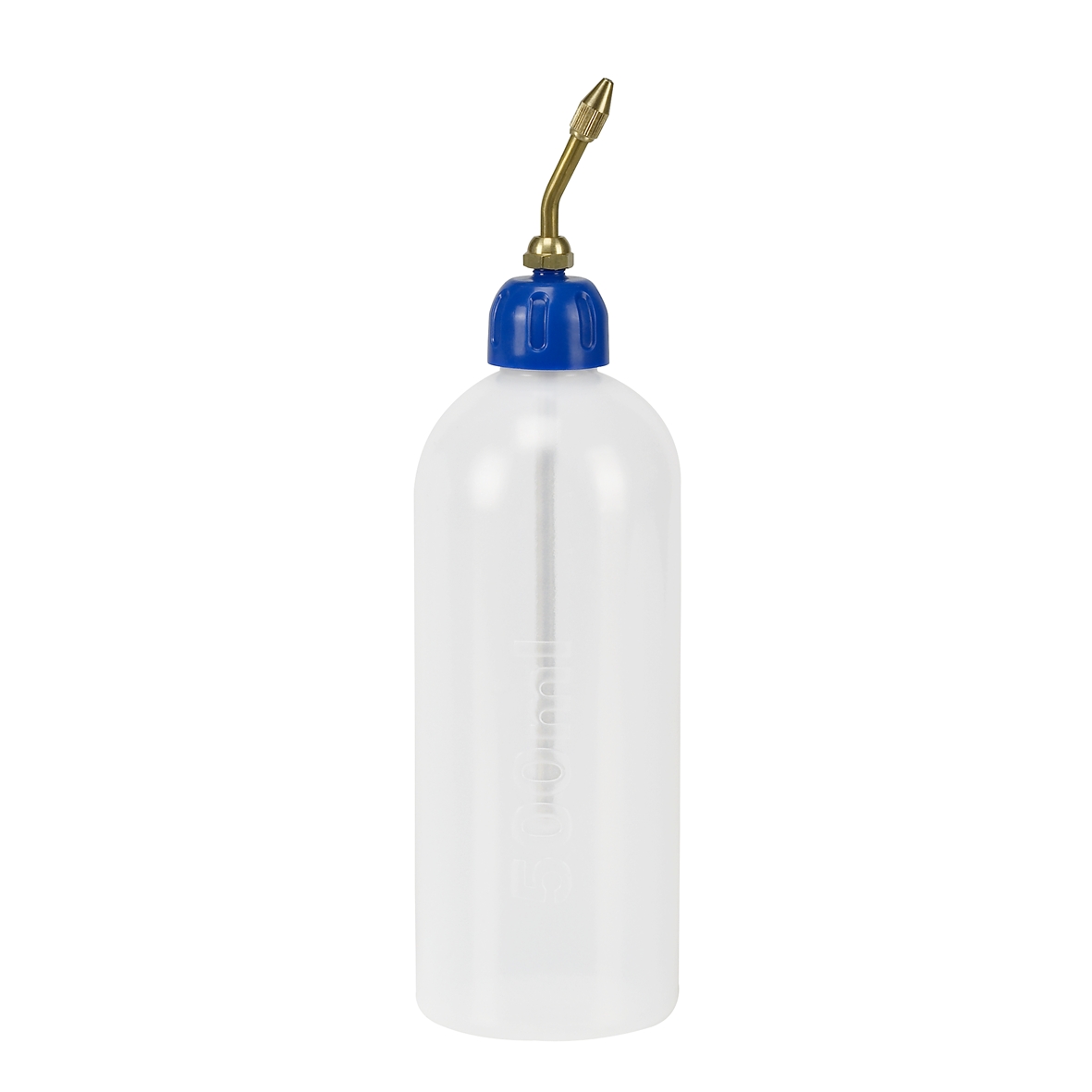 Öler 500ml PE transparent mit Messingspritzrohr